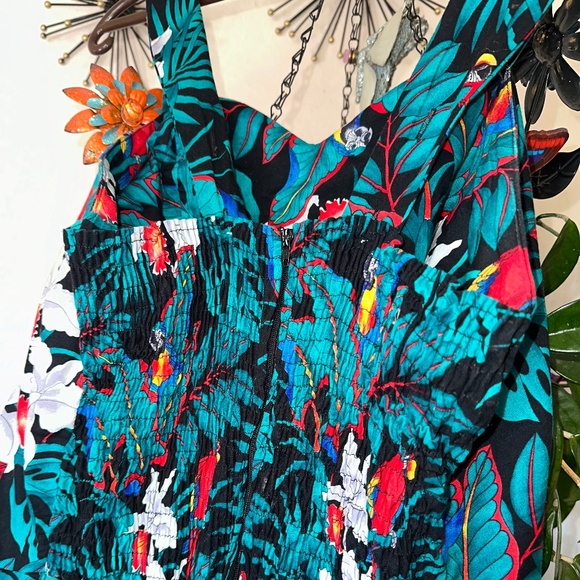 Hawaiian Dress XL Jade Fashions Classic Floral Sun Dress - Picture 6 of 10